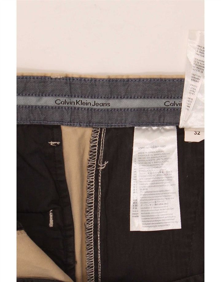 Мужские шорты чинос Calvin Klein W32, хлопковые, среднего бежевого цвета