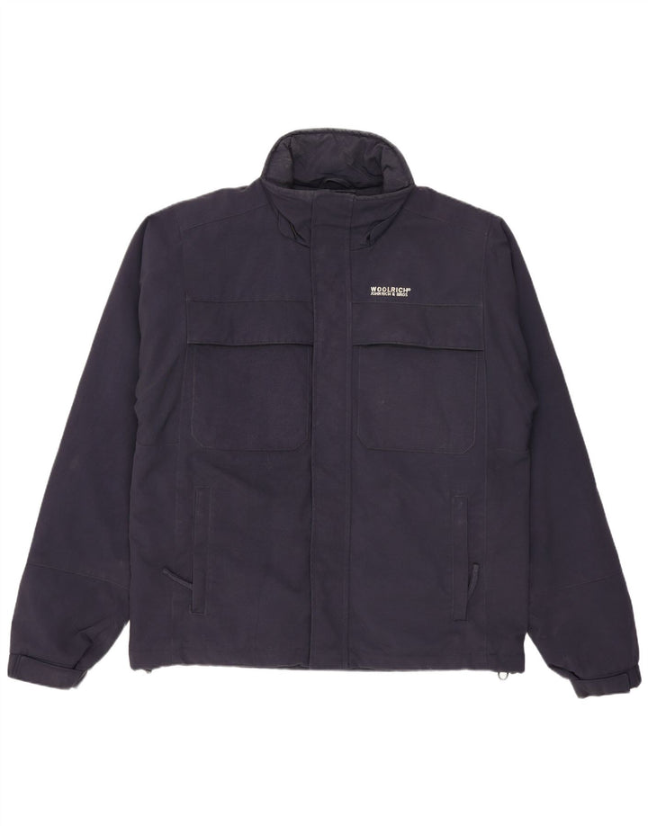 Мужская ветровка Woolrich UK 36, маленькая, темно-синяя