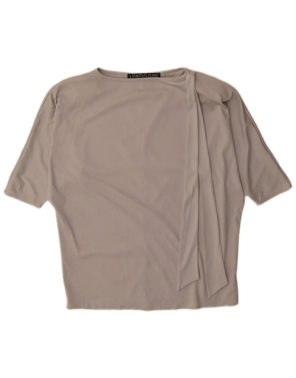 Винтажная женская блузка Top UK 18 XL Серая