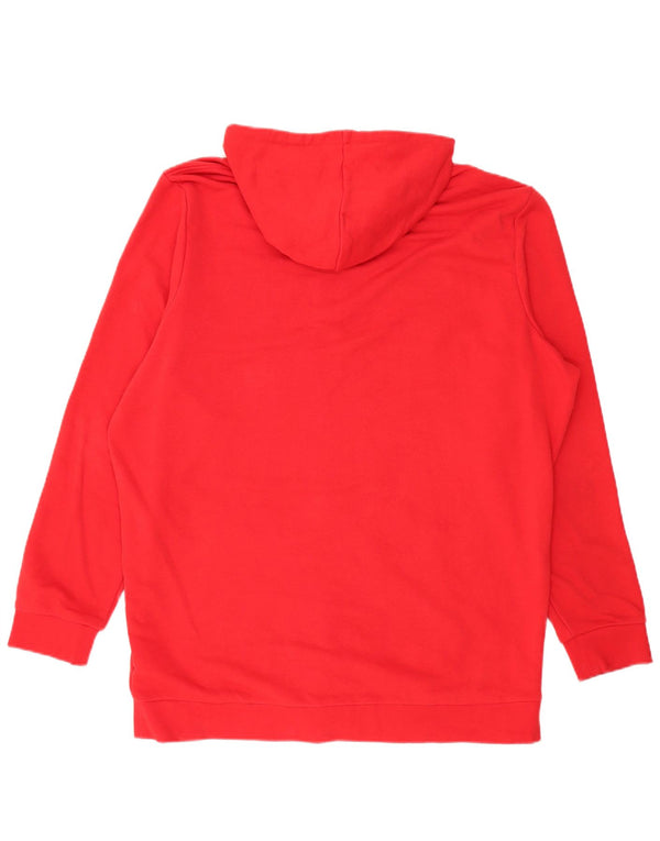 Мужской свитер с капюшоном на молнии Jako 3XL, красный хлопок