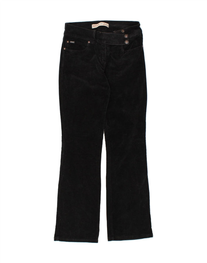 ONYX Womens Bootcut Casual Trousers W29 L31 Black Cotton Vintage Onyx and Second-Hand Onyx from Messina Hembry 