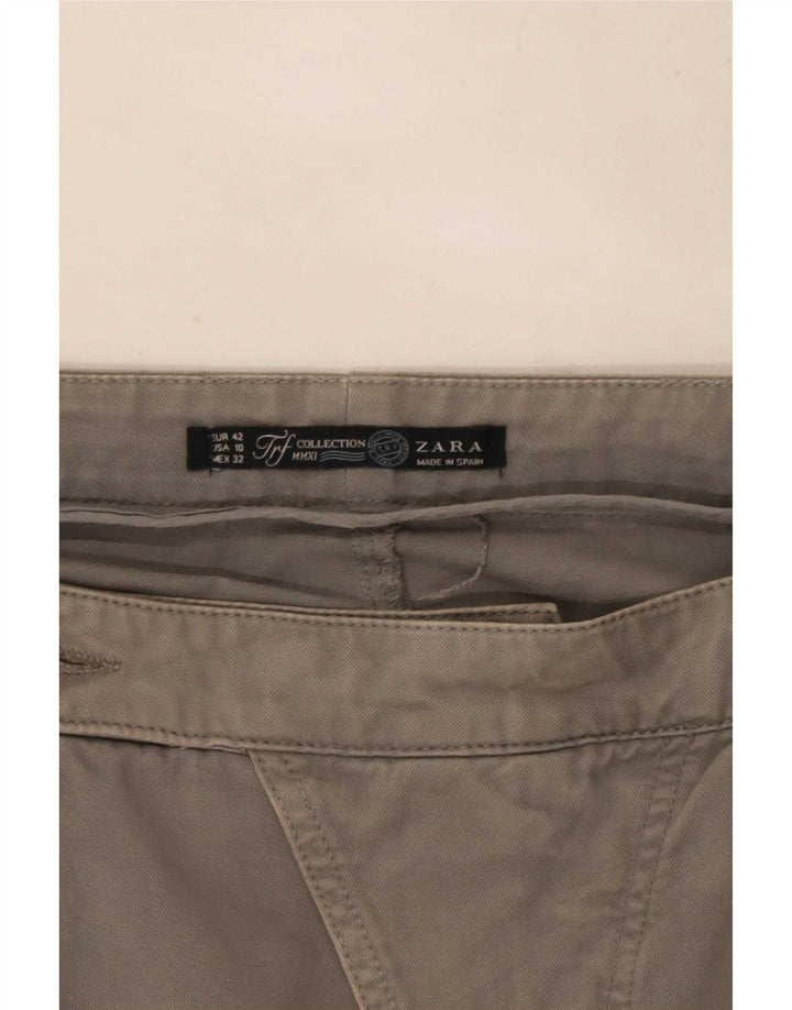 Женская мини-юбка Zara Trafaluc с завязками EU 42, большая W32, серая