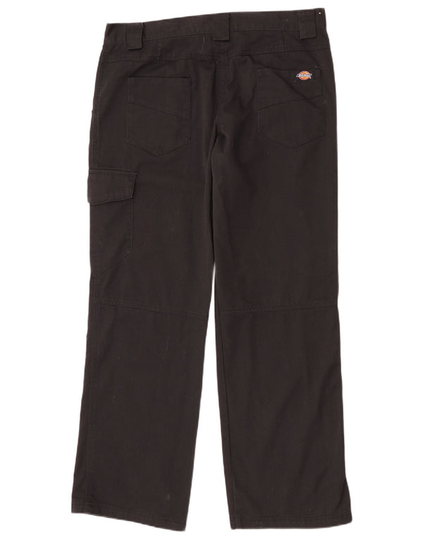 Женские прямые брюки карго Dickies UK 14, большие W32 L30, черный полиэстер