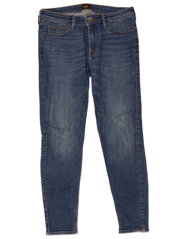Джинсы скинни Lee Scarlett W32 L31 синие, хлопок