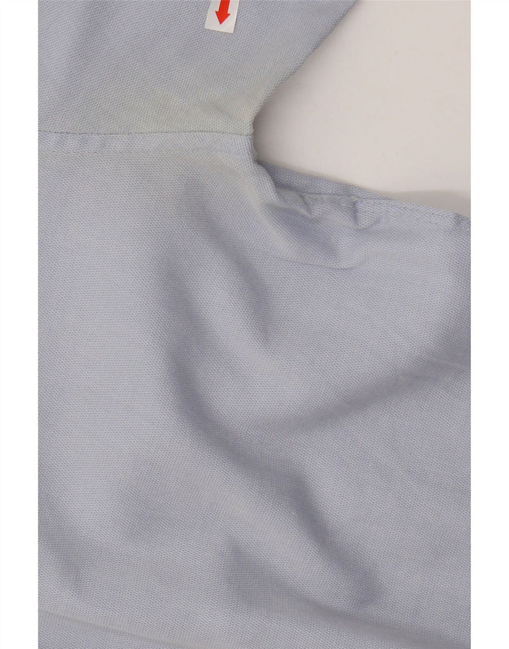 Мужская рубашка DOLCE & GABBANA из хлопка среднего синего цвета