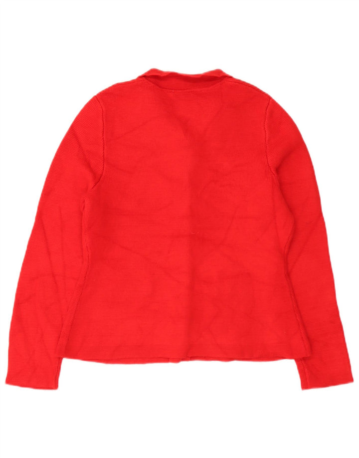 Женский кардиган Zara UK 12, средний красный вискоза
