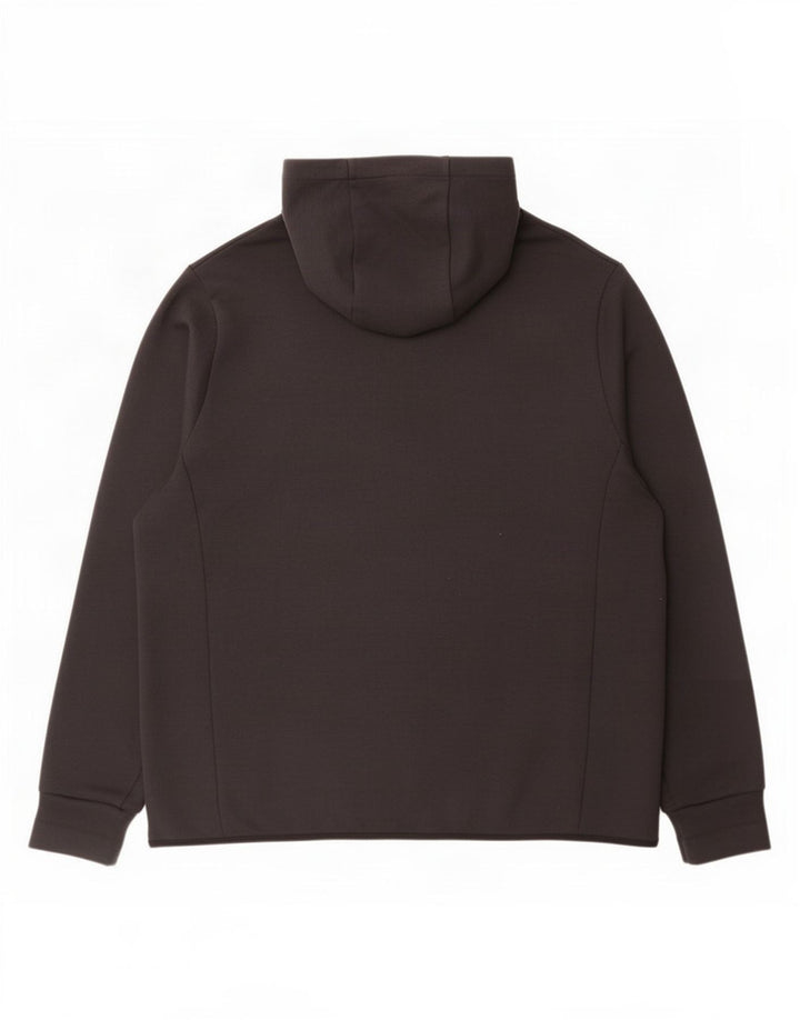 Мужской свитер с капюшоном на молнии Adidas 2XL, черный полиэстер