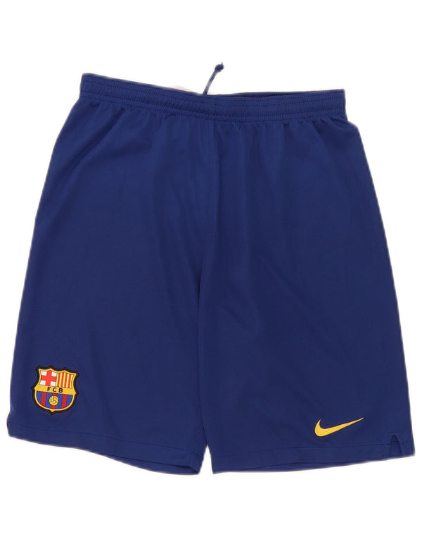 Спортивные шорты Nike для мальчиков Barcelona 13–14 лет, синий полиэстер, размер XL
