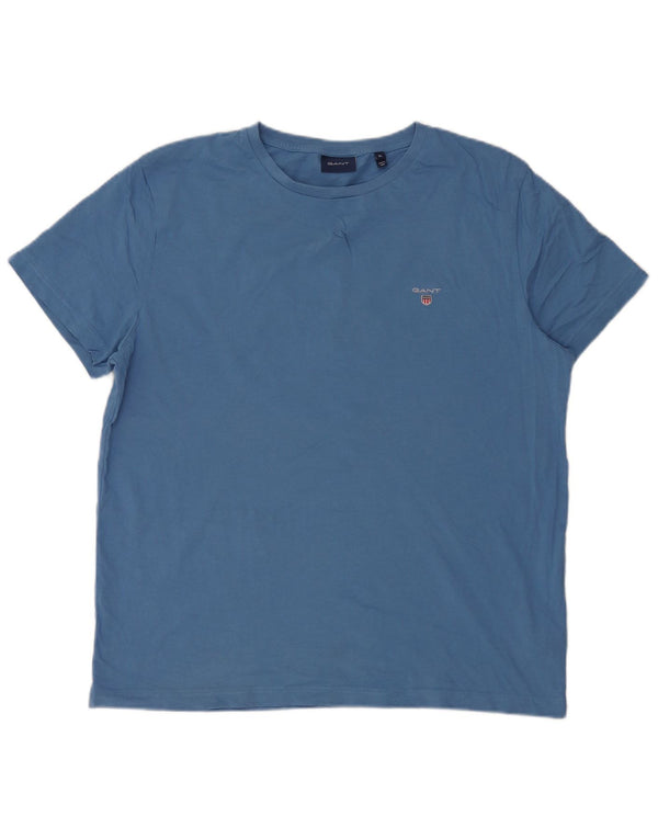 Мужская футболка Gant Top XL, синяя, хлопок