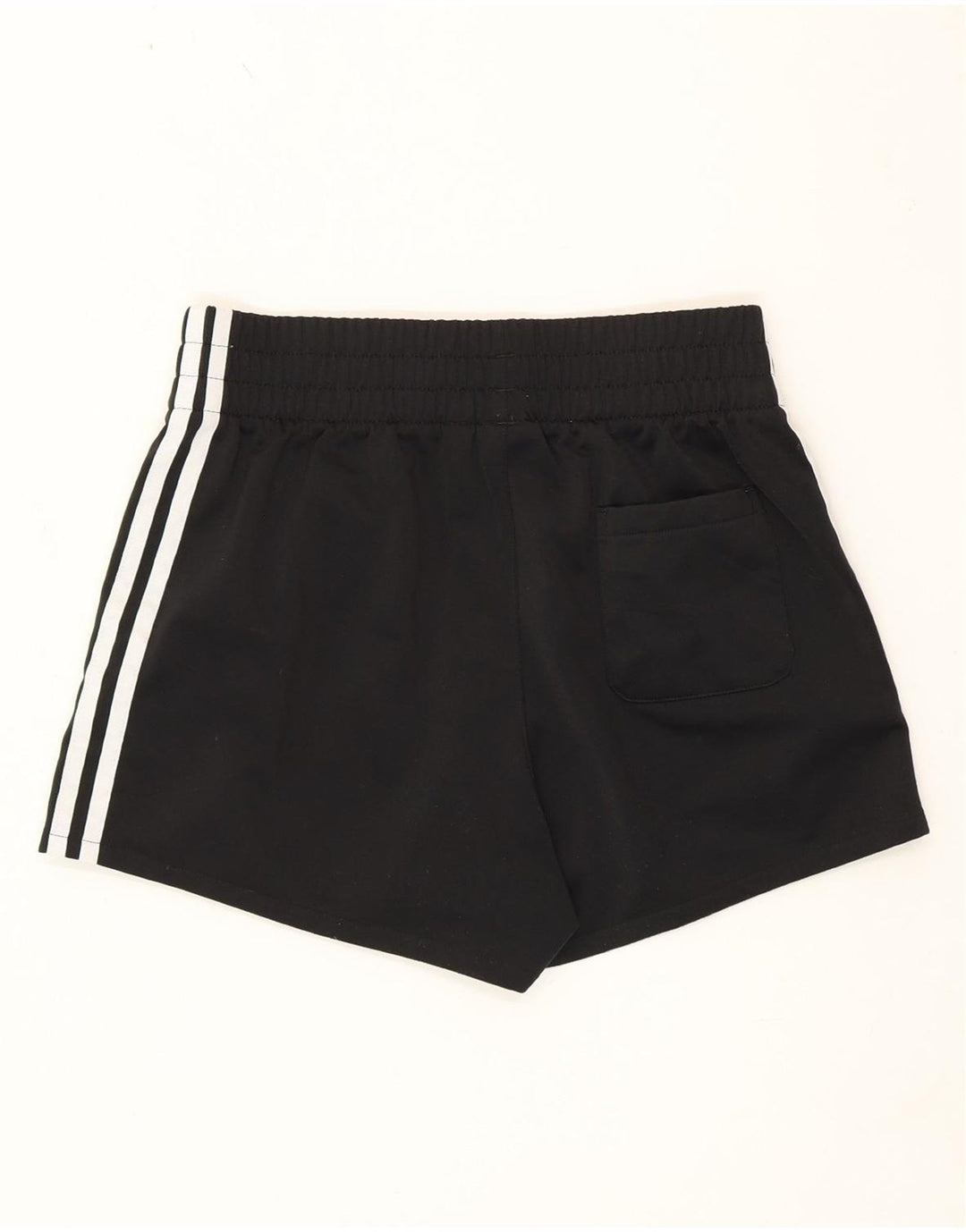 Женские спортивные шорты Adidas UK 10, маленькие черные из полиэстера