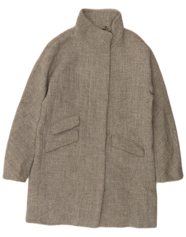 Женское пальто J. CREW US 6, шерсть среднего серого цвета