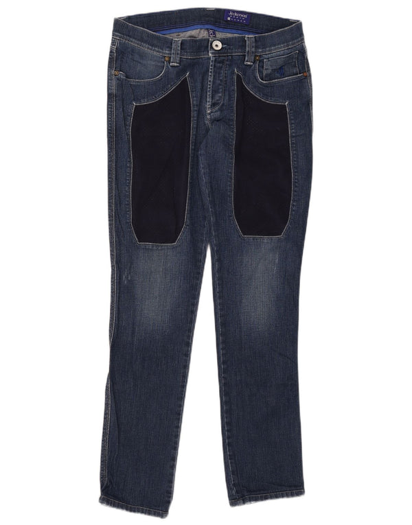 Jeckerson Womens Slim Jeans W33 L31 Blue Cotton