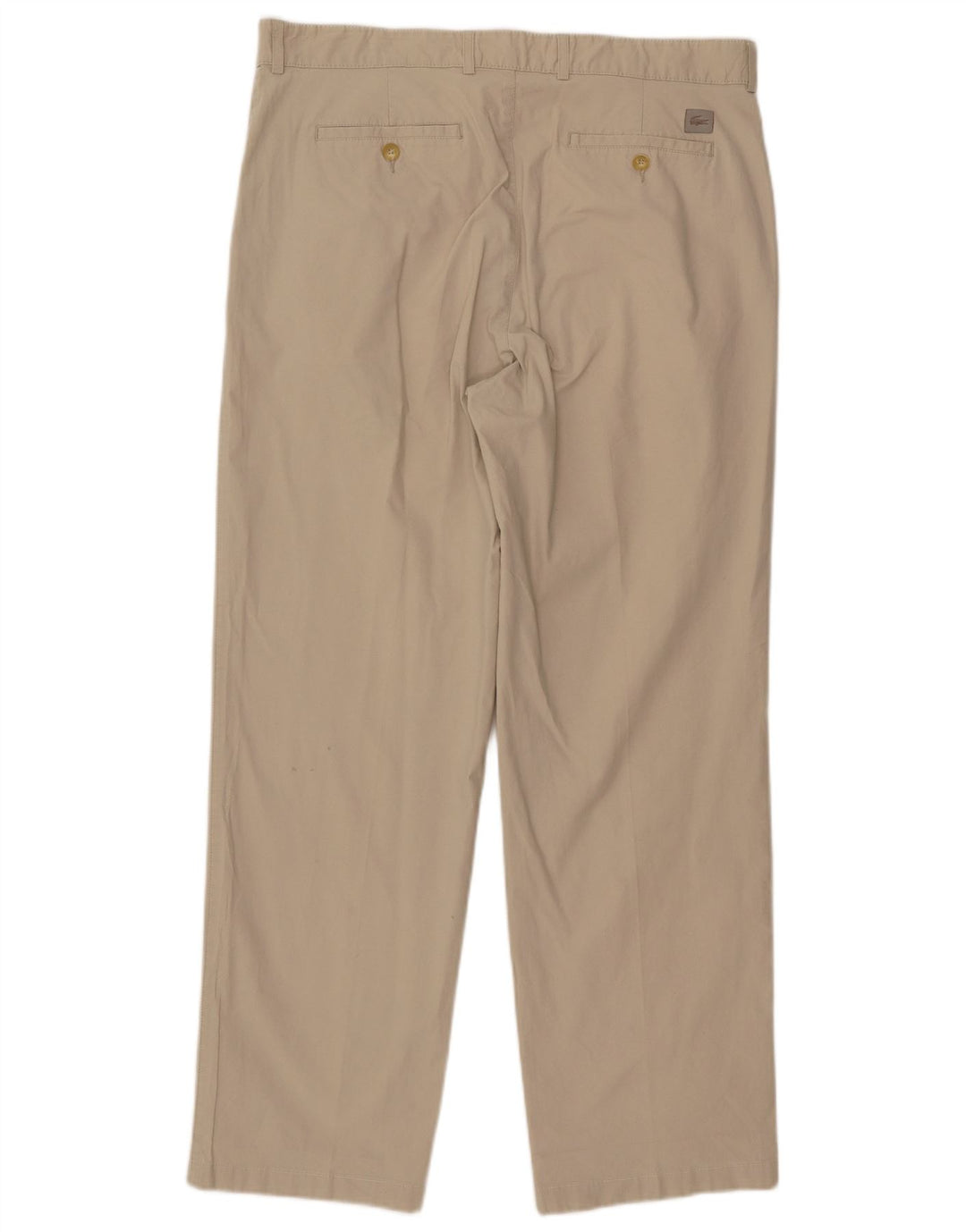 Мужские прямые брюки чинос LACOSTE, размер 48 XL W38 L31, бежевый хлопок