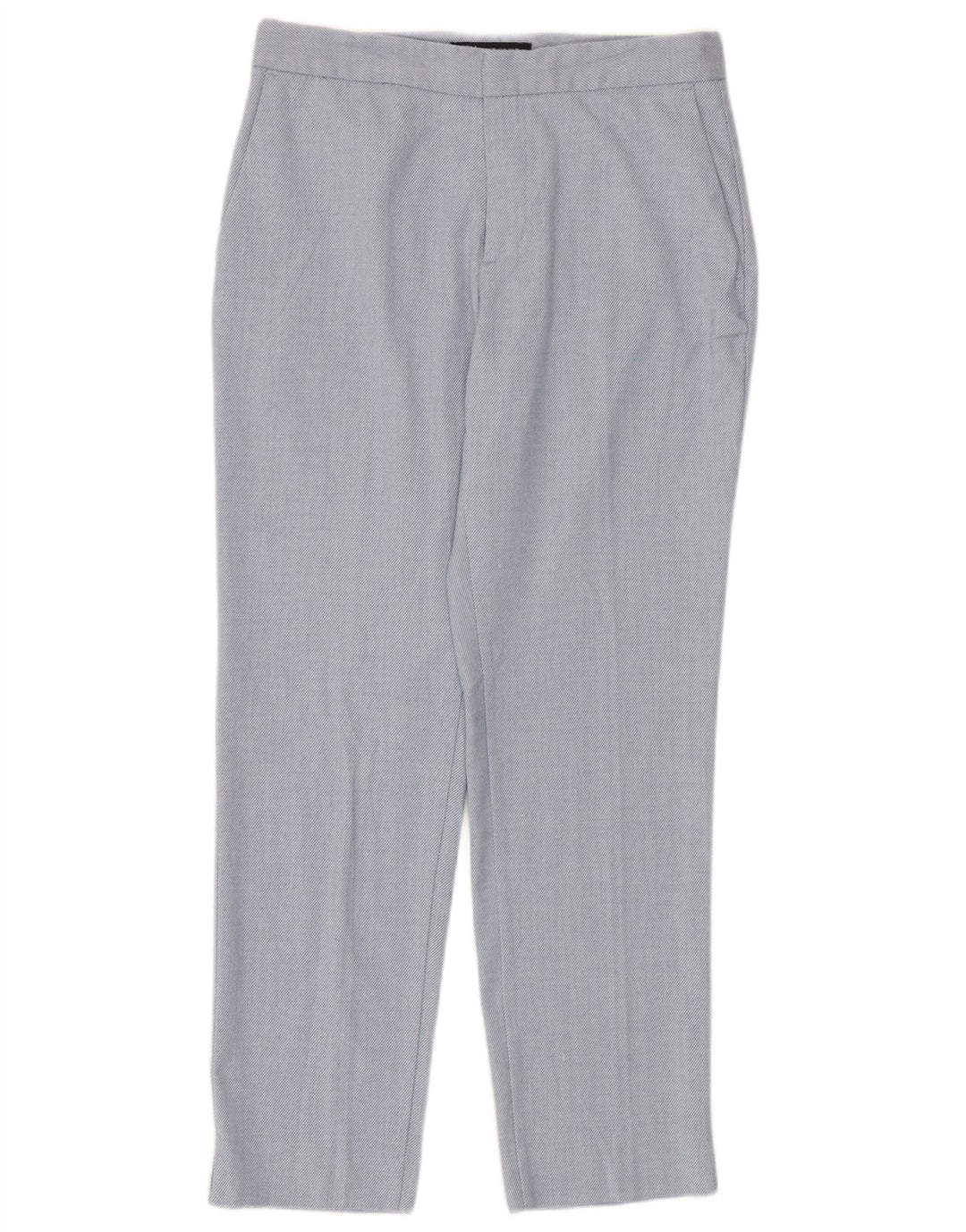Женские прямые брюки чинос Zara EU 38, маленькие W28 L27, синие, полиэстер