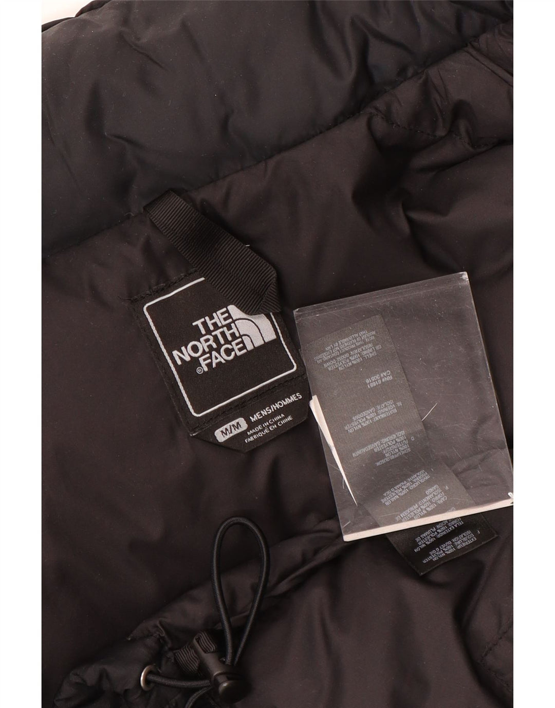 Мужская стеганая куртка The North Face UK 38, средний черный нейлон