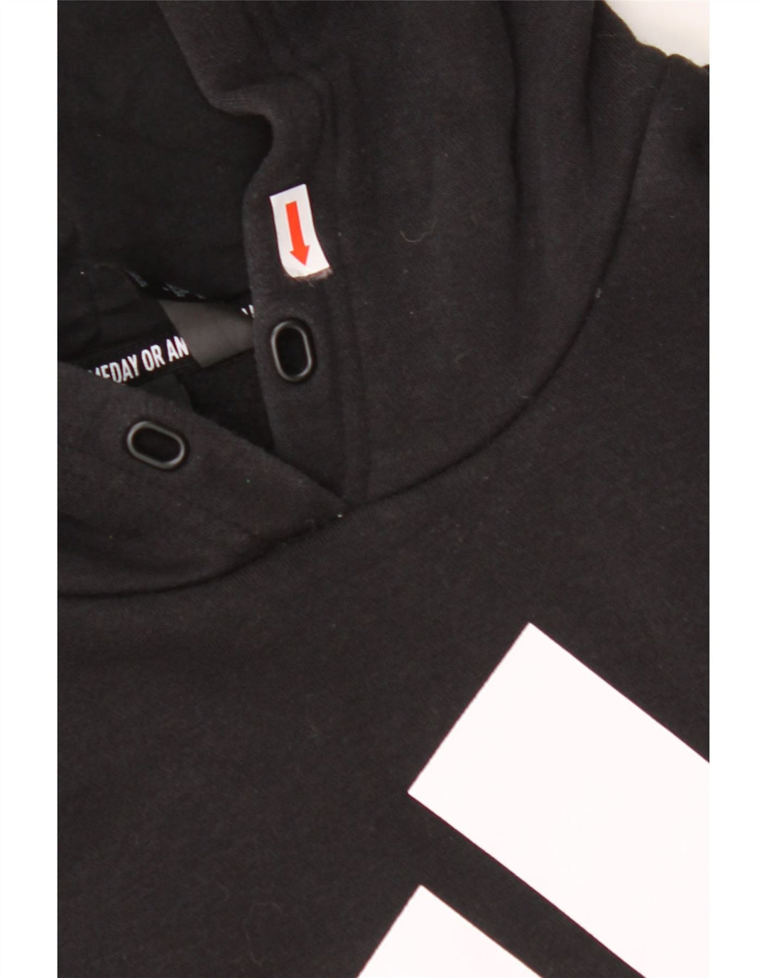 Женский джемпер с капюшоном ADIDAS UK 24/26 2XL, черный хлопок