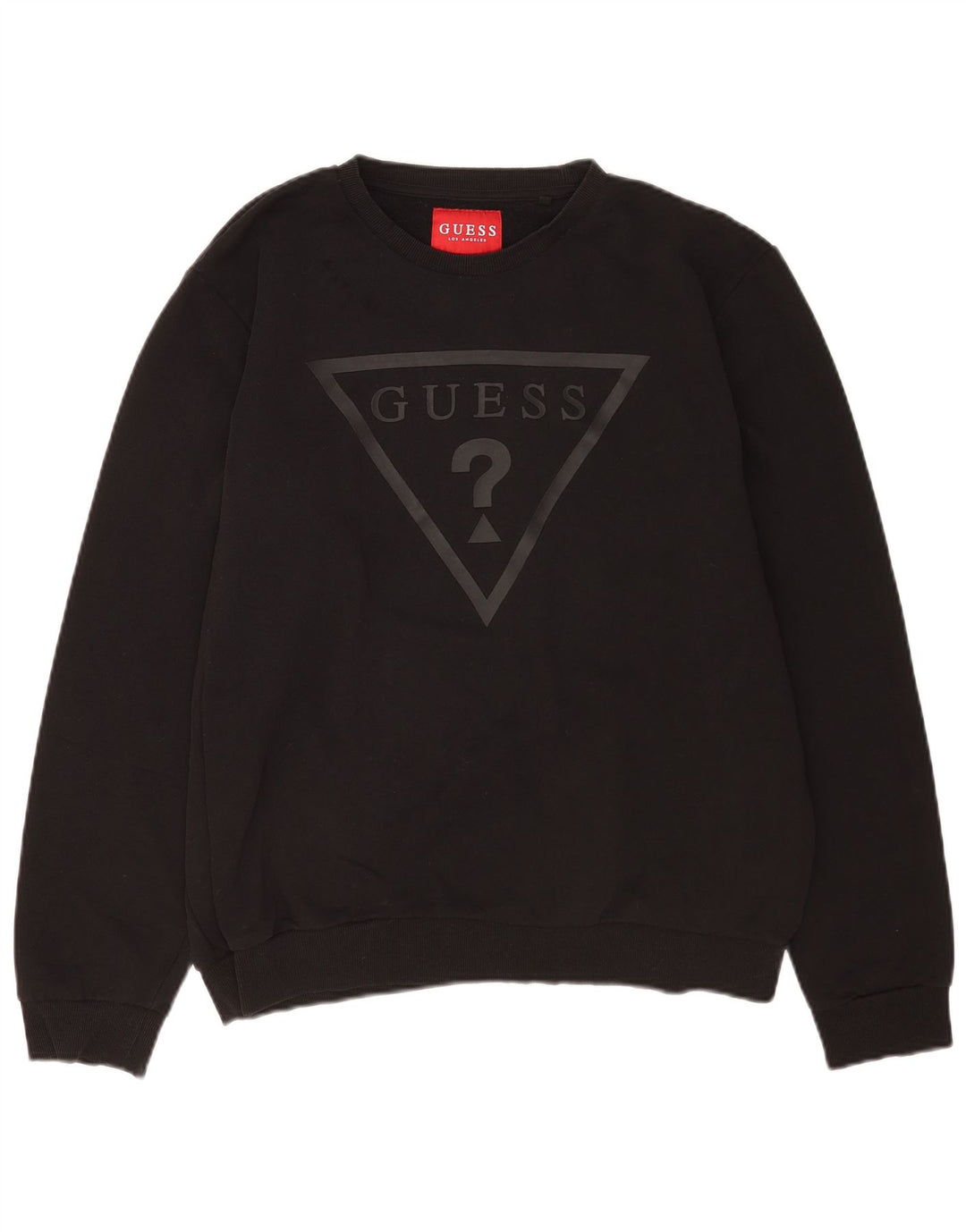 Мужской свитшот Guess с графическим рисунком XL, черный хлопок