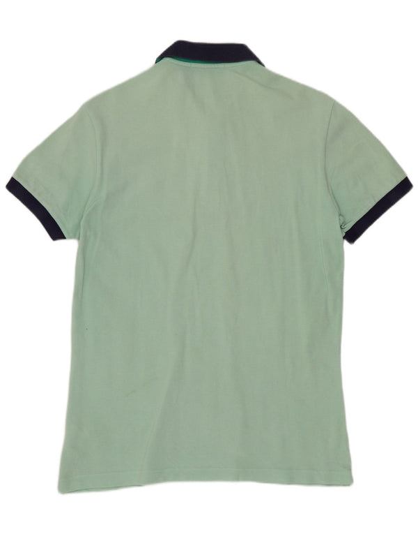 Мужская рубашка-поло FRED PERRY, хлопковая, среднего зеленого цвета