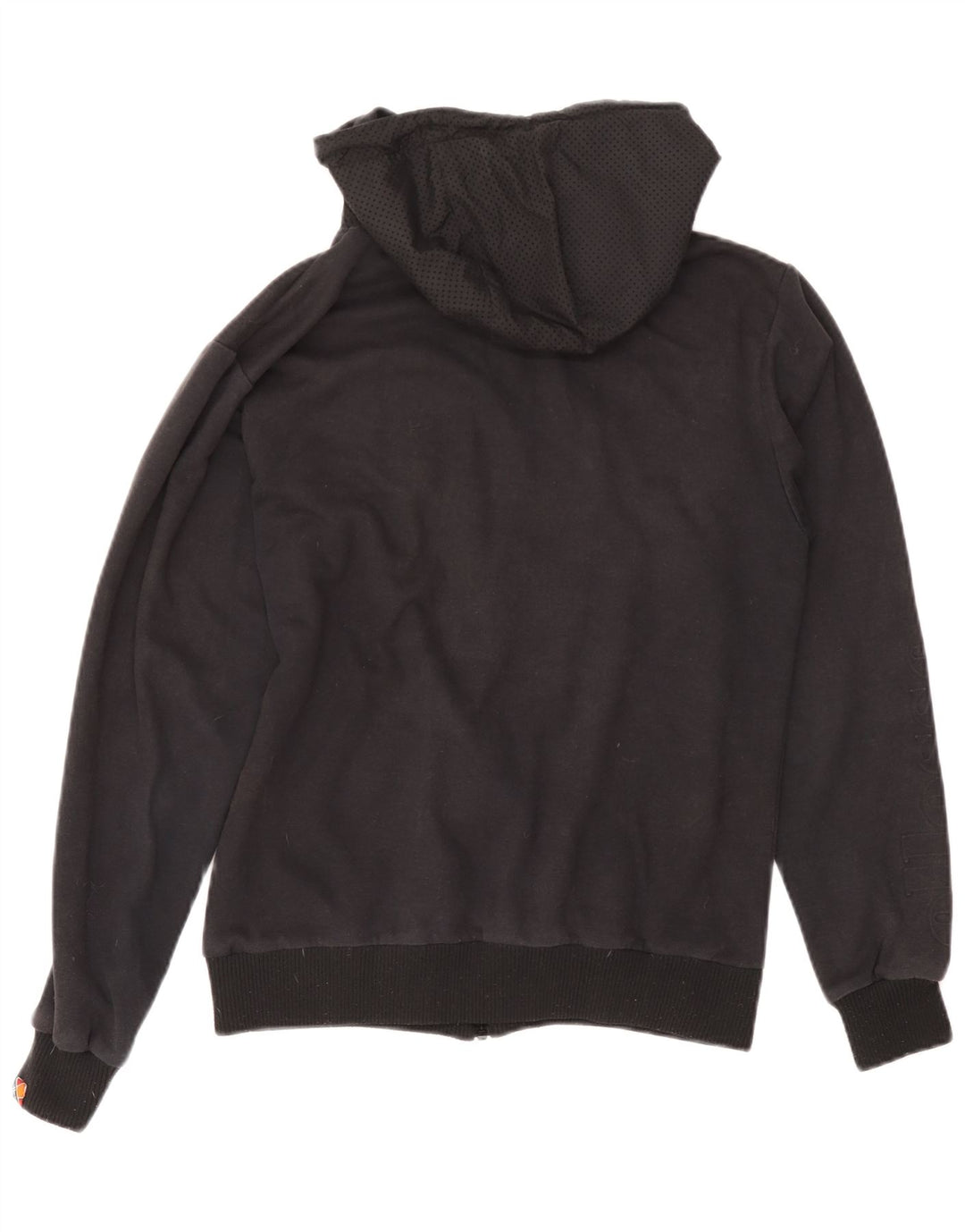 Ellesse Мужской свитер с капюшоном на молнии, средний черный, хлопок