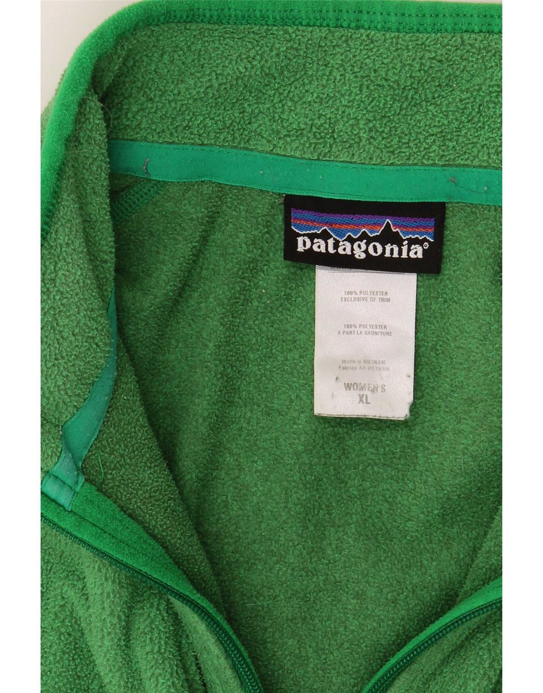 Женская флисовая куртка Patagonia UK 18 XL, зеленый полиэстер
