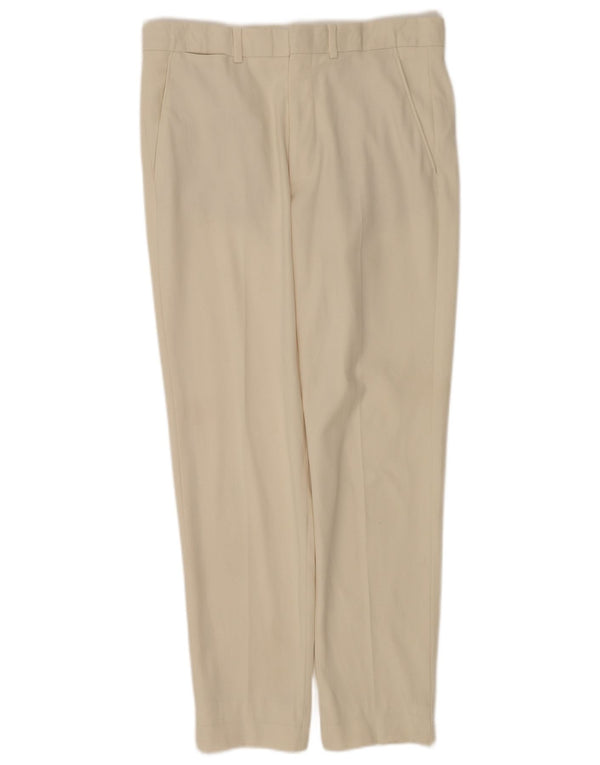 Женские прямые брюки чинос Zara EU 40 Medium W31 L28 Off White