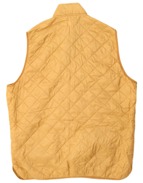 Barbour Mens Quilted Gilet UK 44 2XL Beige Polyamide