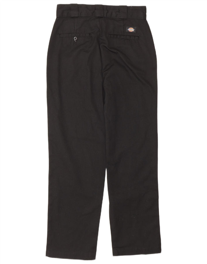 DICKIES Женские прямые брюки чинос W27 L26, черные полиэстер