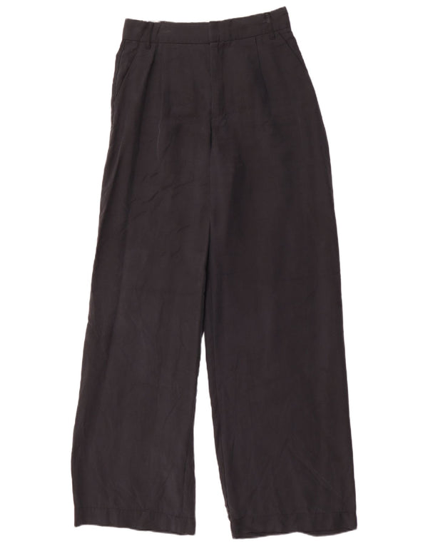 Женские широкие брюки чинос Zara XS W24 L32, черные