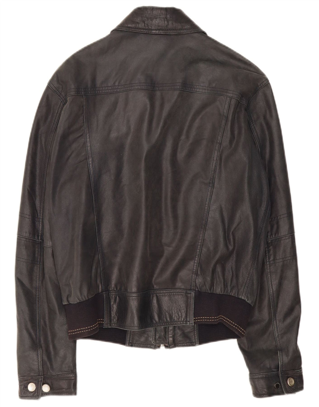 Мужская кожаная куртка-бомбер Conbipel IT 48 Medium Black Leather
