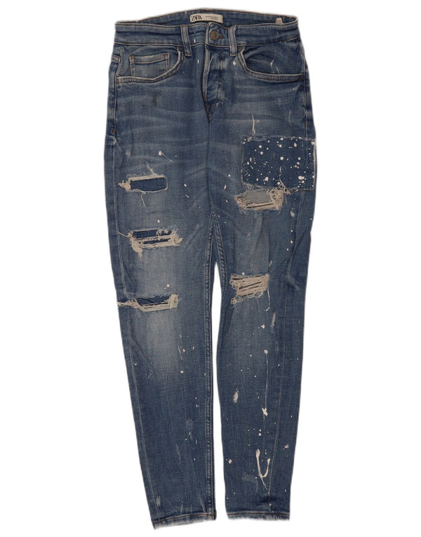 Мужские джинсы скинни Zara EU 40 Medium W31 L28 Синий хлопок