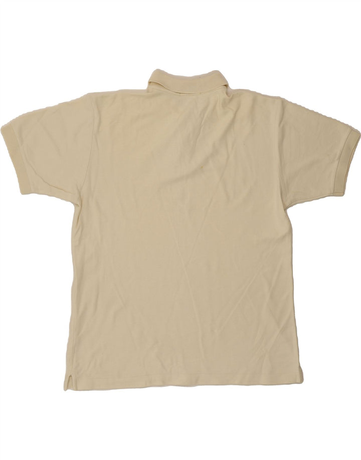 FILA Mens Polo Shirt IT 52 Large Beige Cotton Vintage Fila and Second-Hand Fila from Messina Hembry 