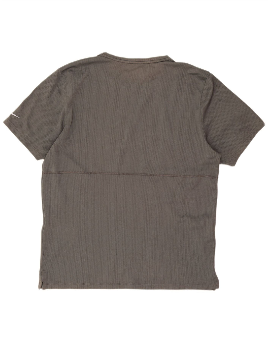 Мужская футболка Nike Dri Fit с графикой, верх из полиэстера среднего серого цвета