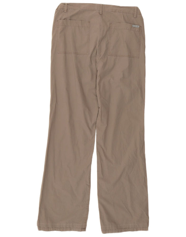 CALVIN KLEIN Женские прямые брюки чинос W30 L31 Серые хлопковые