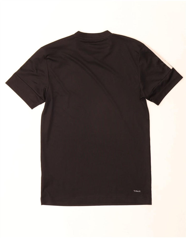 Мужская футболка Adidas Climalite с рисунком Top XS, черный полиэстер