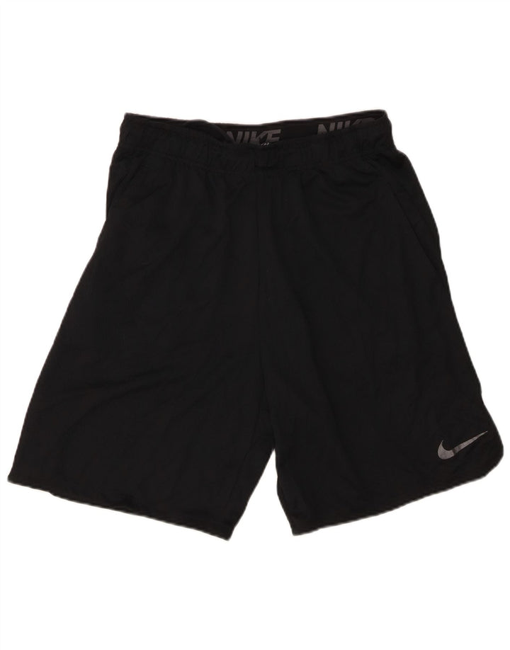 Мужские спортивные шорты Nike Dri Fit, средний черный полиэстер