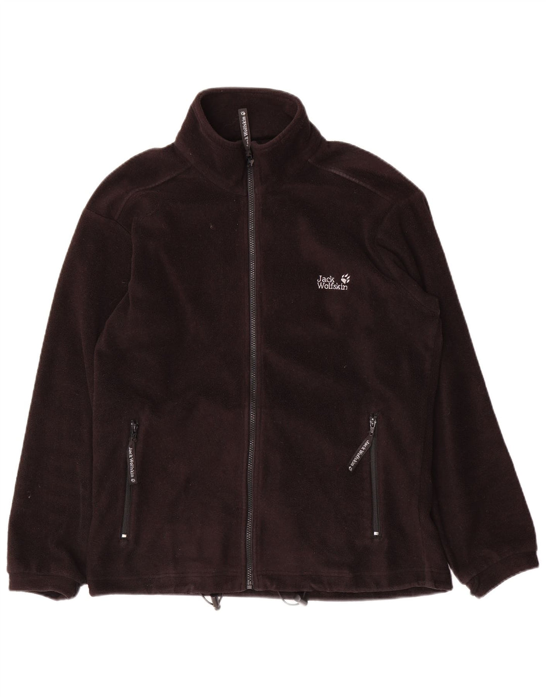 Мужская флисовая куртка Jack Wolfskin, Великобритания, маленький размер 36/38, черный полиэстер