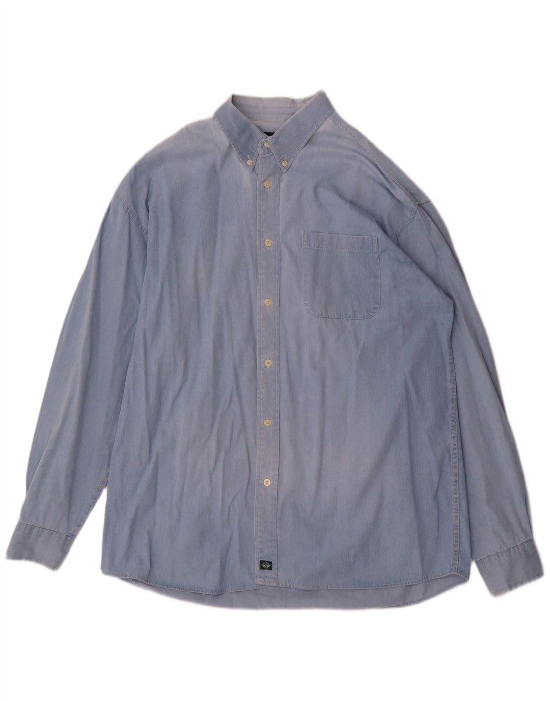 Мужская рубашка Dockers XL, синяя, хлопок