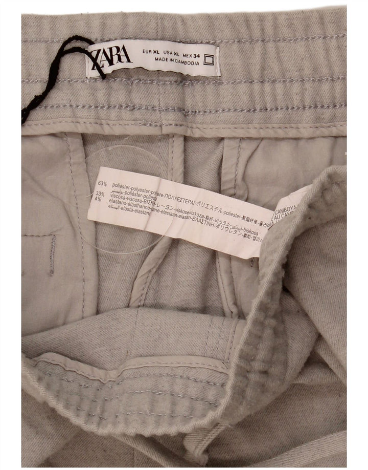 Мужские спортивные брюки ZARA XL, серый полиэстер