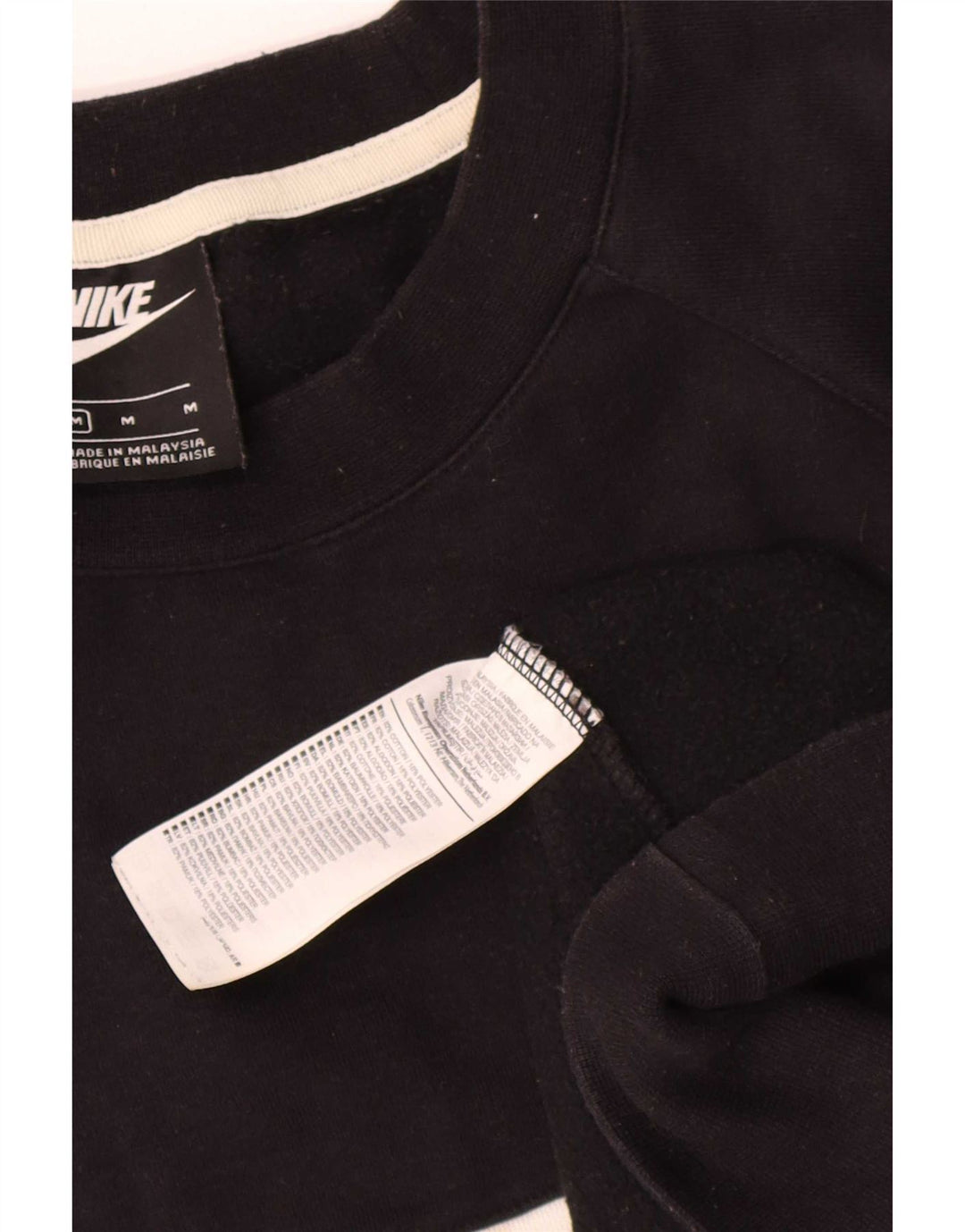 Мужской свитшот с графическим рисунком Nike, средний черный хлопковый джемпер