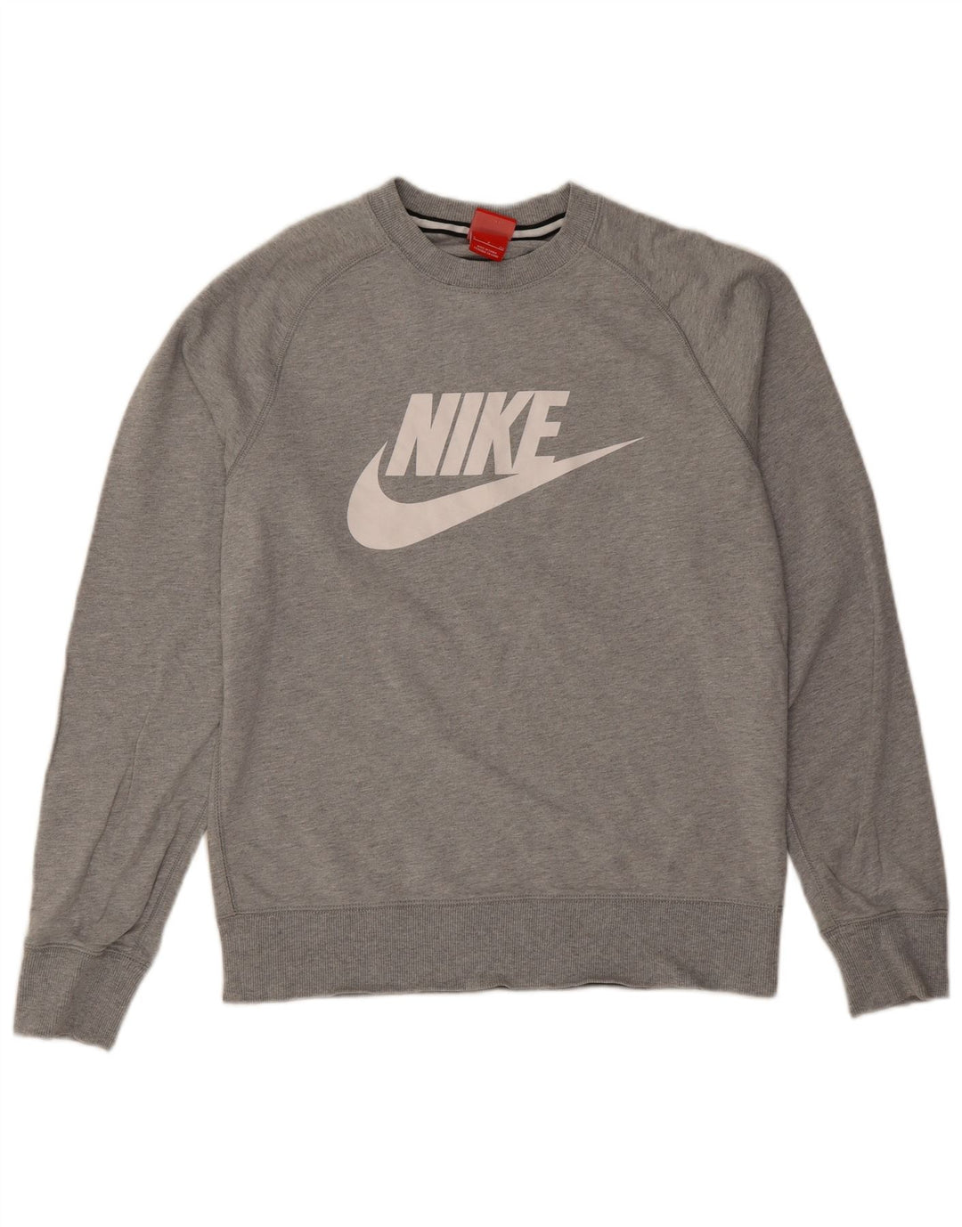 Мужской свитер с рисунком Nike, маленький серый в крапинку