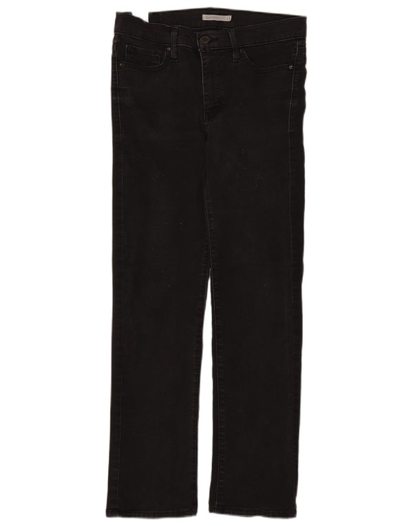 Женские джинсовые шорты Levi's 314 Shaping W29 L28, черные, хлопковые