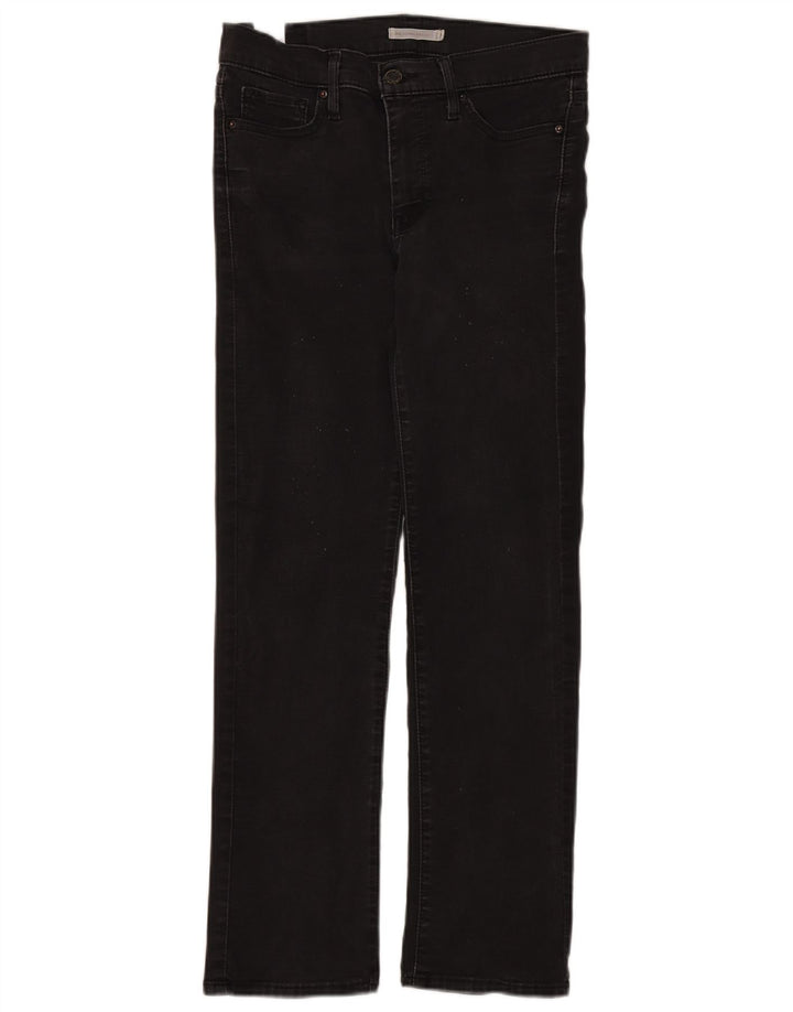 Женские джинсовые шорты Levi's 314 Shaping W29 L28, черные, хлопковые