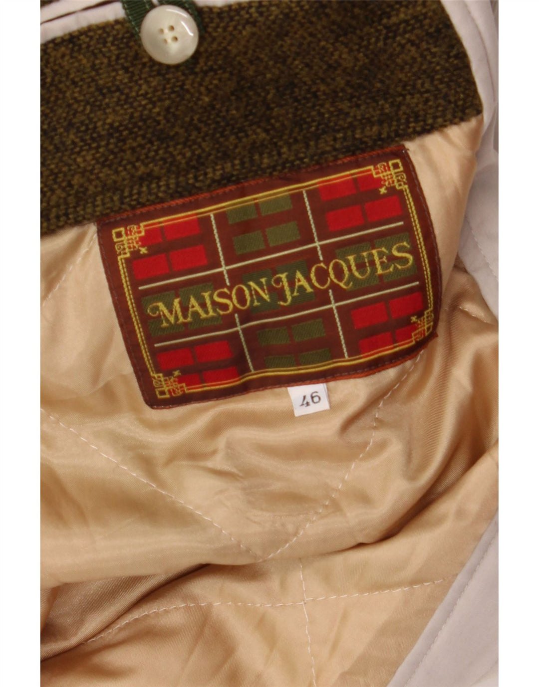 MAISON JACQUES Мужской Тренч свободного кроя IT 46 Маленький Серый