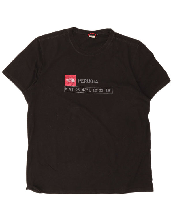 Мужская футболка с рисунком The North Face XL, черная