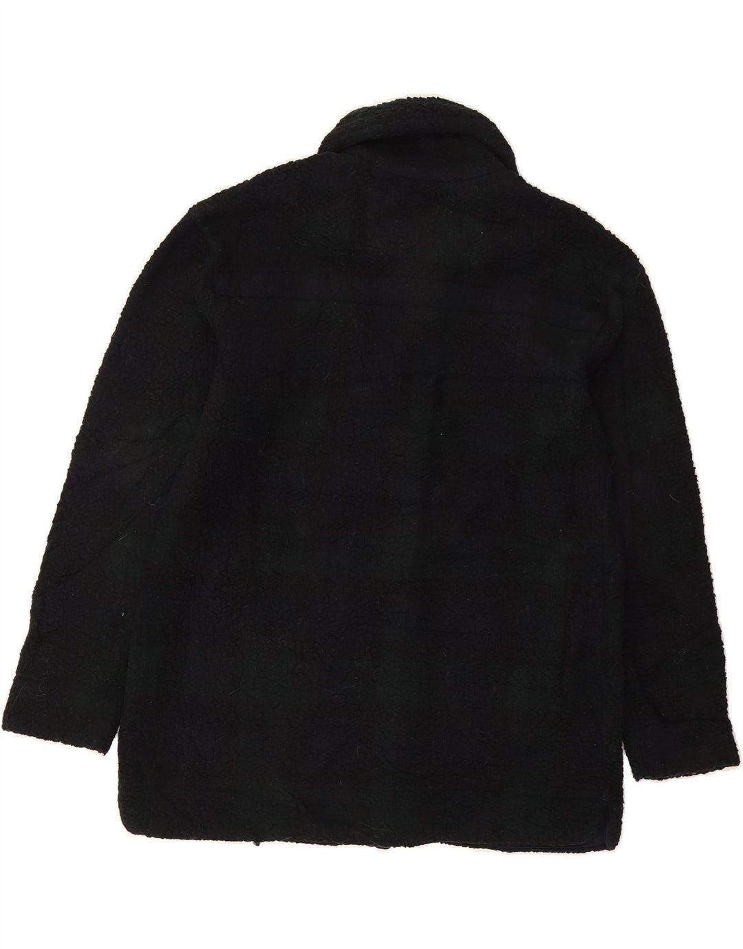 LEE Womens Oversized Fleece Jacket UK 14 Medium Black Polyester Vintage Lee and Second-Hand Lee from Messina Hembry 