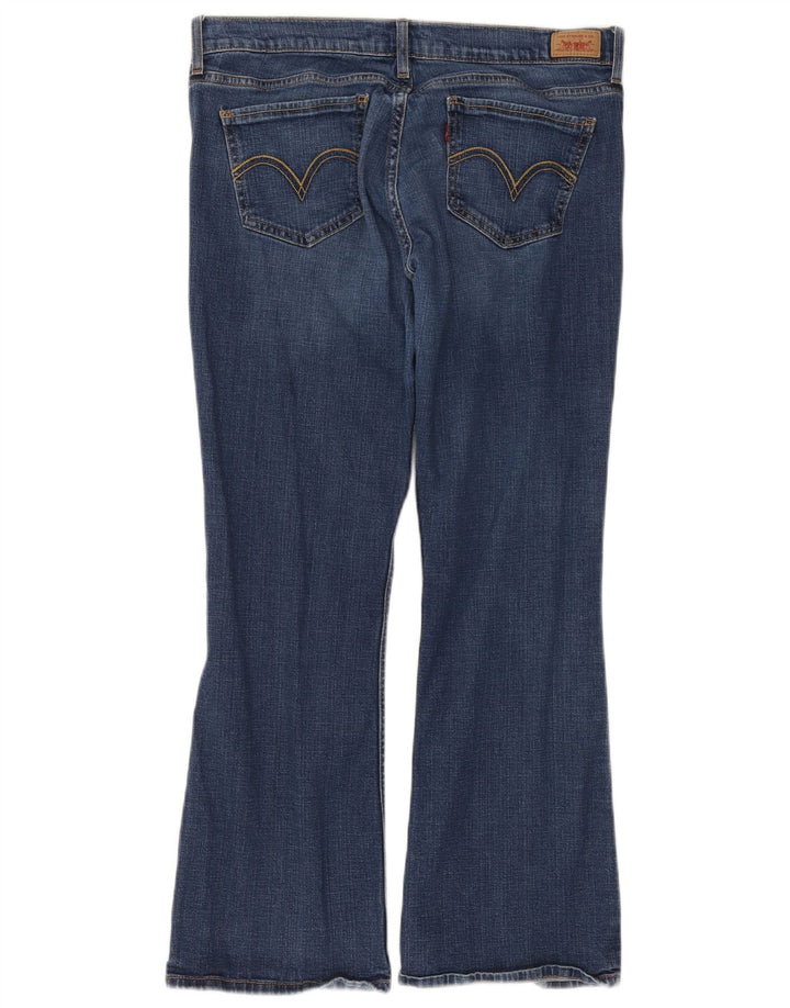 Женские джинсы Levi's 524 Too Superlow Bootcut, размер 13, большие W34 L28, синие