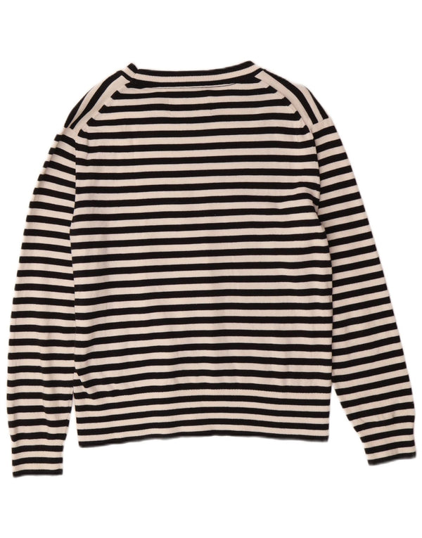 Женский джемпер с вырезом «лодочка» Calvin Klein UK 10, маленький черный классический