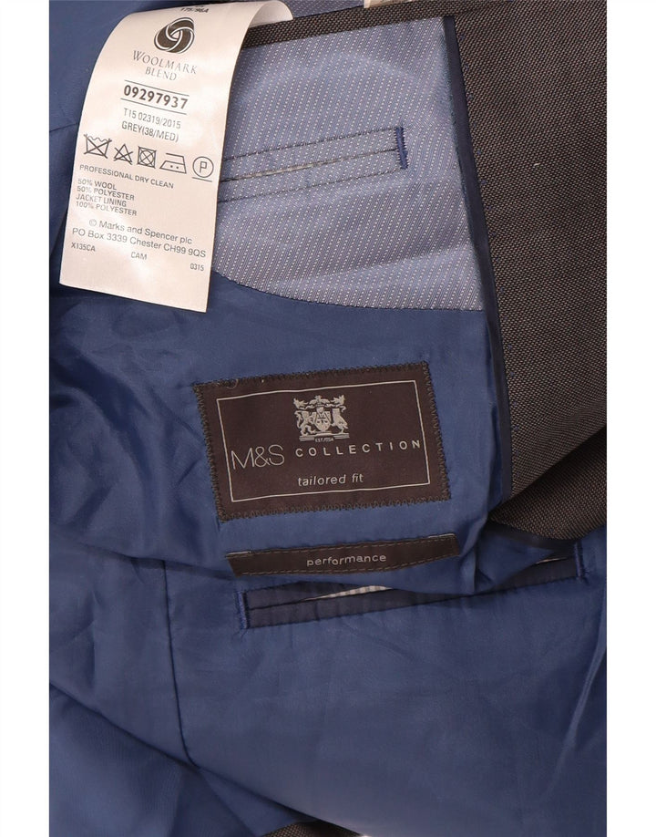 Мужской пиджак на двух пуговицах MARKS & SPENCER, Великобритания 38, средний серый