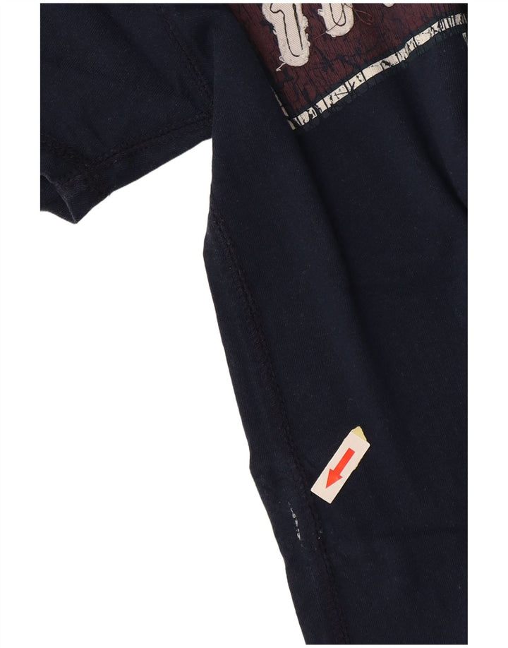 HARD ROCK CAFE Мужская футболка с рисунком Florence, маленький темно-синий хлопковый топ