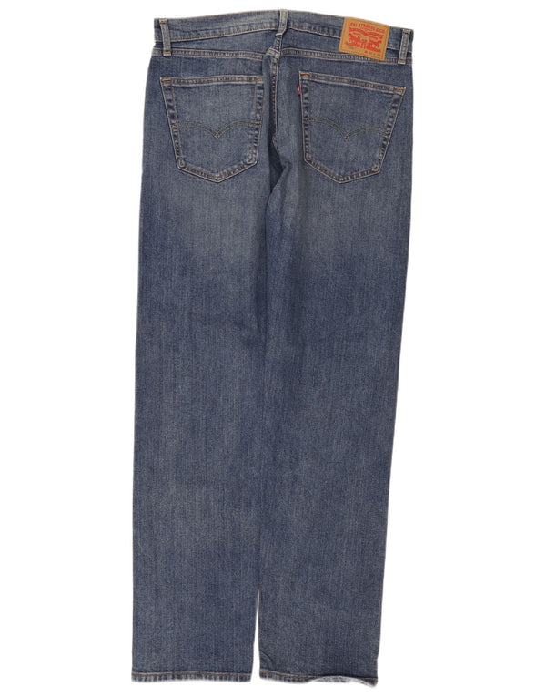 Мужские прямые джинсы Levi's 505 W36 L34 темно-синие, хлопок